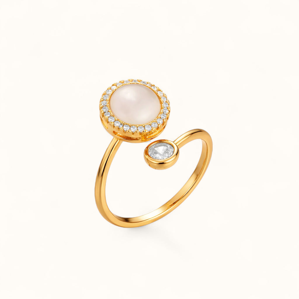 Bague anti-stress ajustable - Calm moon