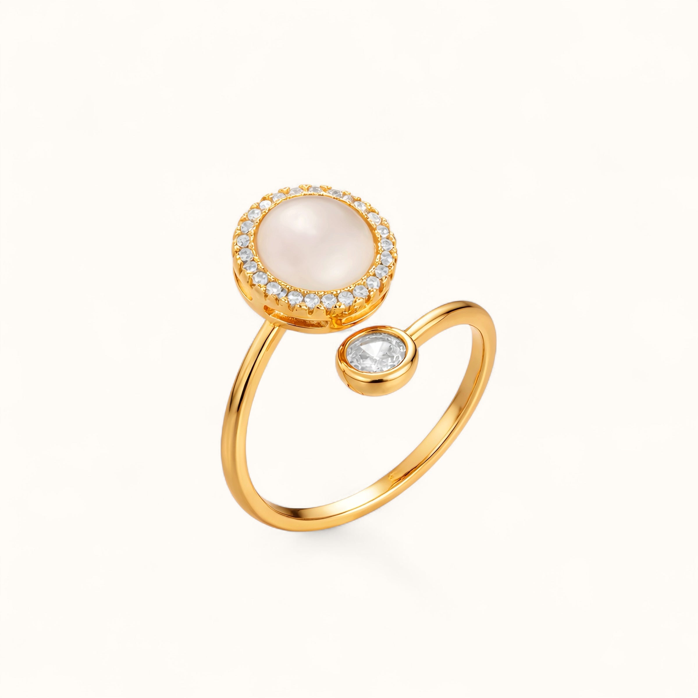 Bague anti-stress ajustable - Calm moon